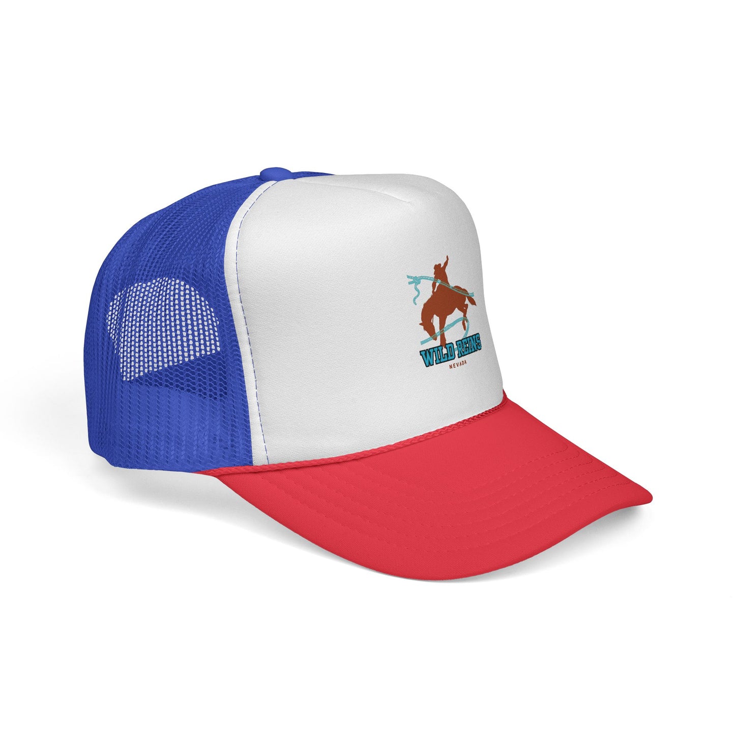 Wild West Trucker Cap - Fun Cowboy Hat for Outdoor Adventures, Summer BBQs, Western-Themed Parties, Gifts for Ranchers, Casual Style