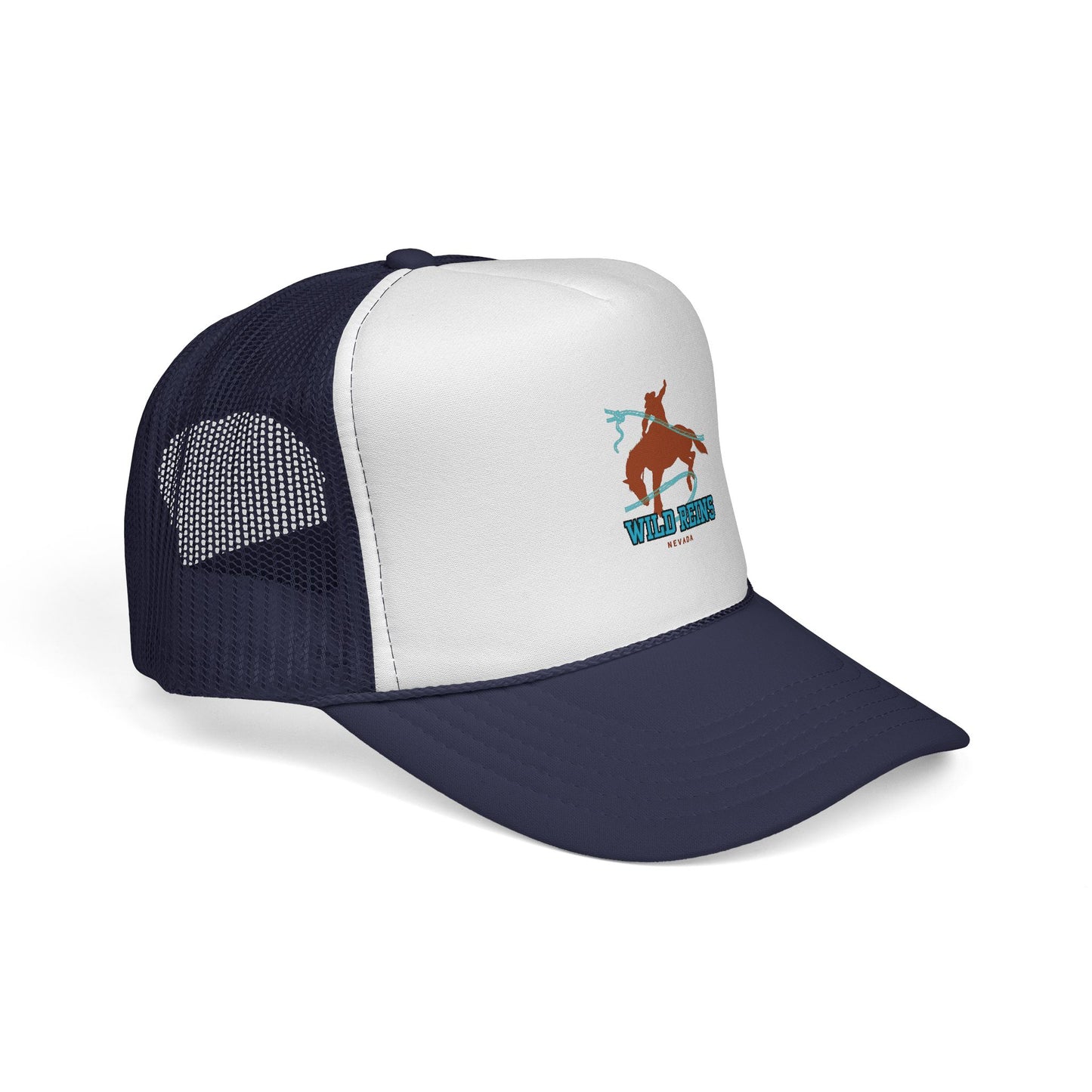 Wild West Trucker Cap - Fun Cowboy Hat for Outdoor Adventures, Summer BBQs, Western-Themed Parties, Gifts for Ranchers, Casual Style