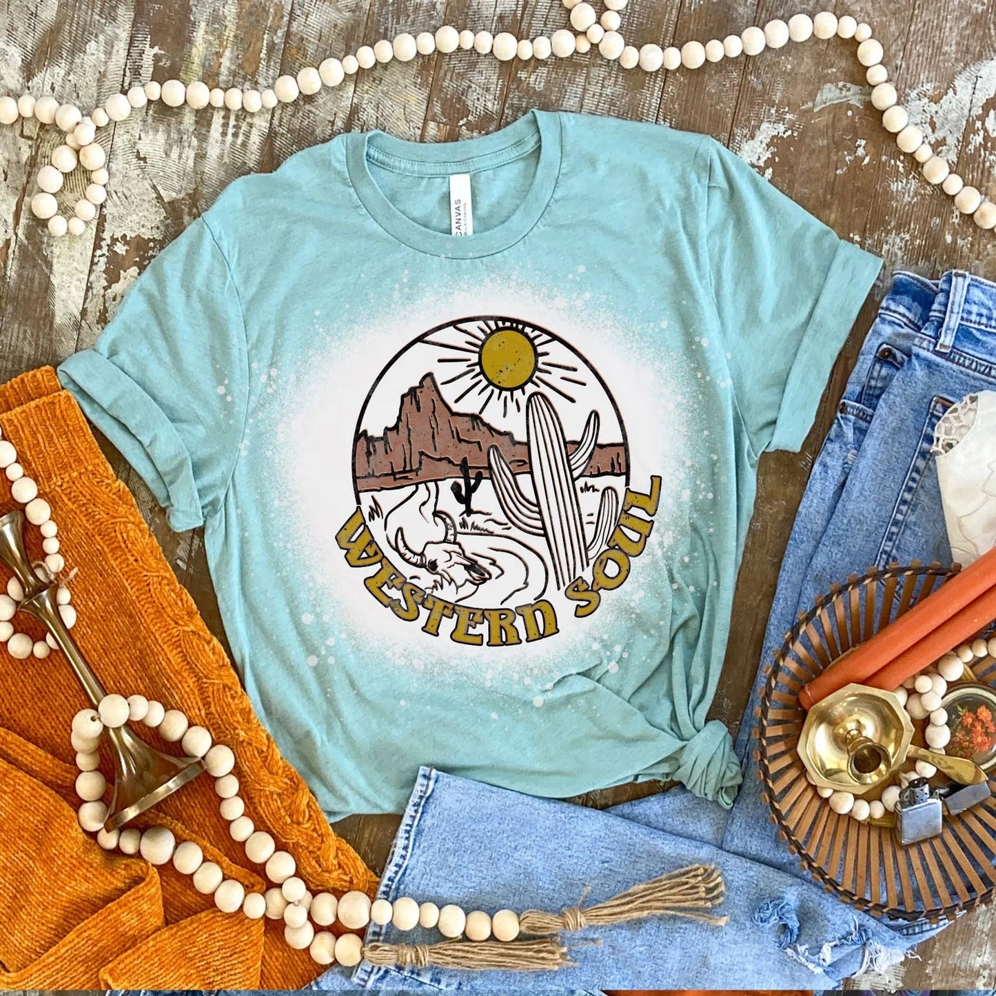 Western Soul Shirt Bleached