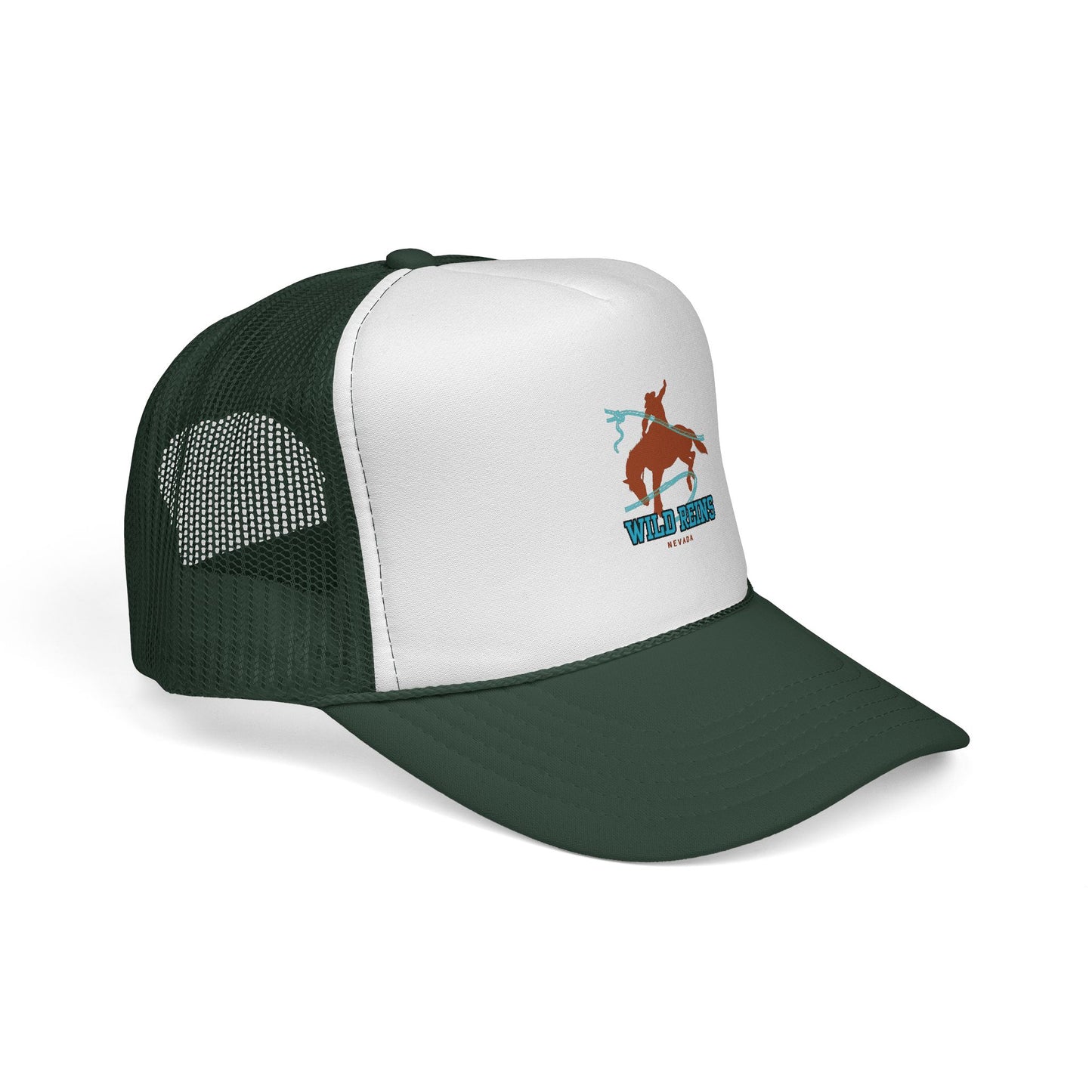 Wild West Trucker Cap - Fun Cowboy Hat for Outdoor Adventures, Summer BBQs, Western-Themed Parties, Gifts for Ranchers, Casual Style
