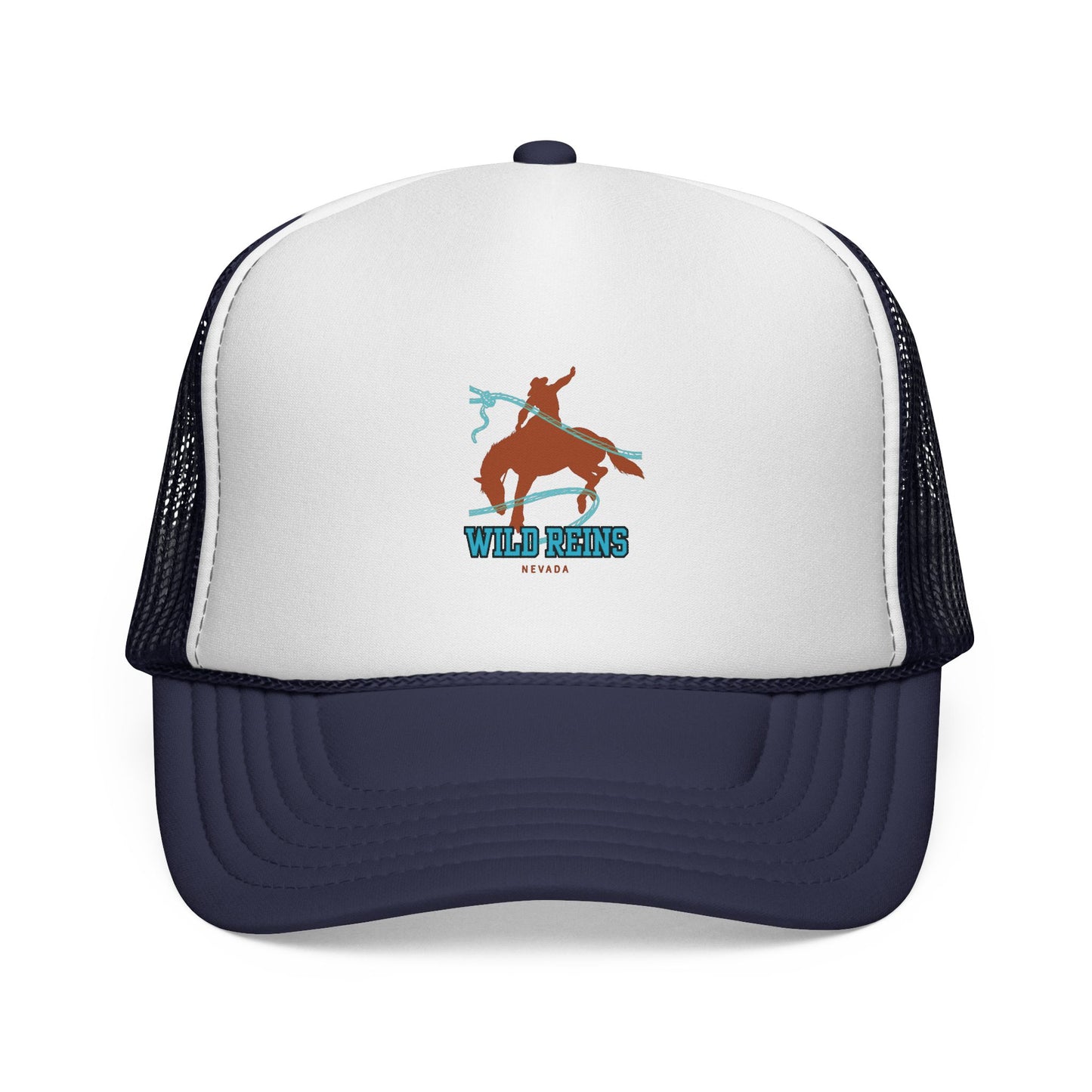 Wild West Trucker Cap - Fun Cowboy Hat for Outdoor Adventures, Summer BBQs, Western-Themed Parties, Gifts for Ranchers, Casual Style