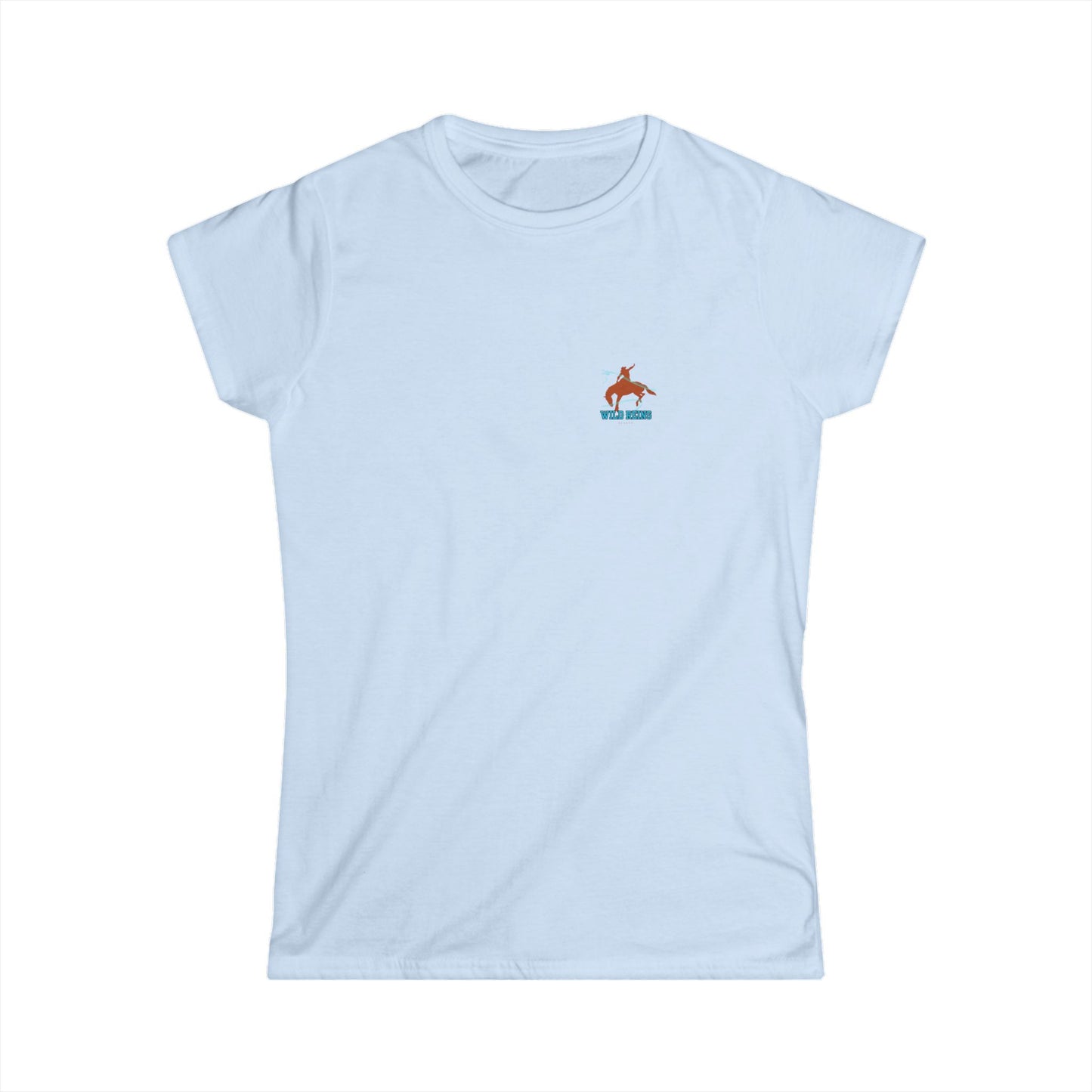 Wild Horses Women's Softstyle Tee - Boho Chic Apparel, Equestrian Gifts, Cute Country Style, Horse Lover's Tee, Summer Fashion