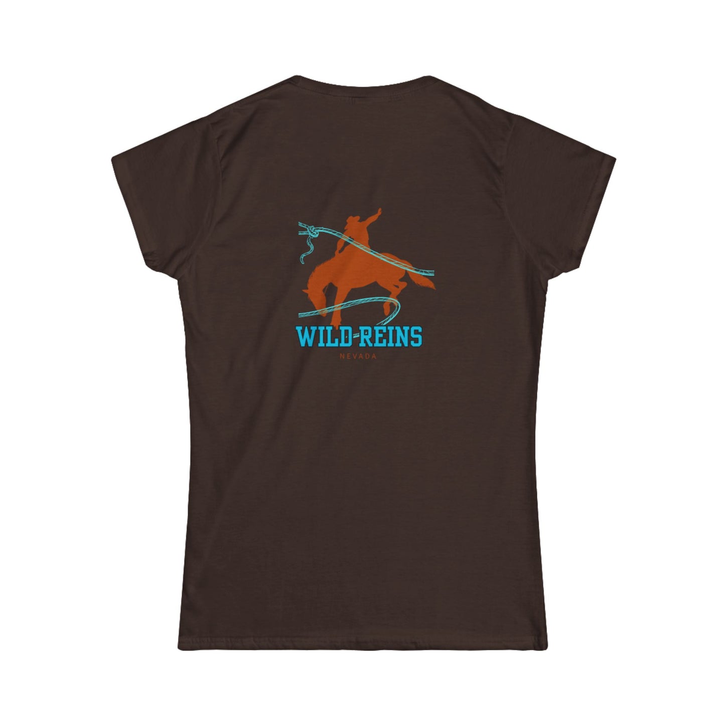 Wild Horses Women's Softstyle Tee - Boho Chic Apparel, Equestrian Gifts, Cute Country Style, Horse Lover's Tee, Summer Fashion