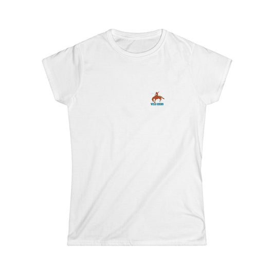 Wild Horses Women's Softstyle Tee - Boho Chic Apparel, Equestrian Gifts, Cute Country Style, Horse Lover's Tee, Summer Fashion