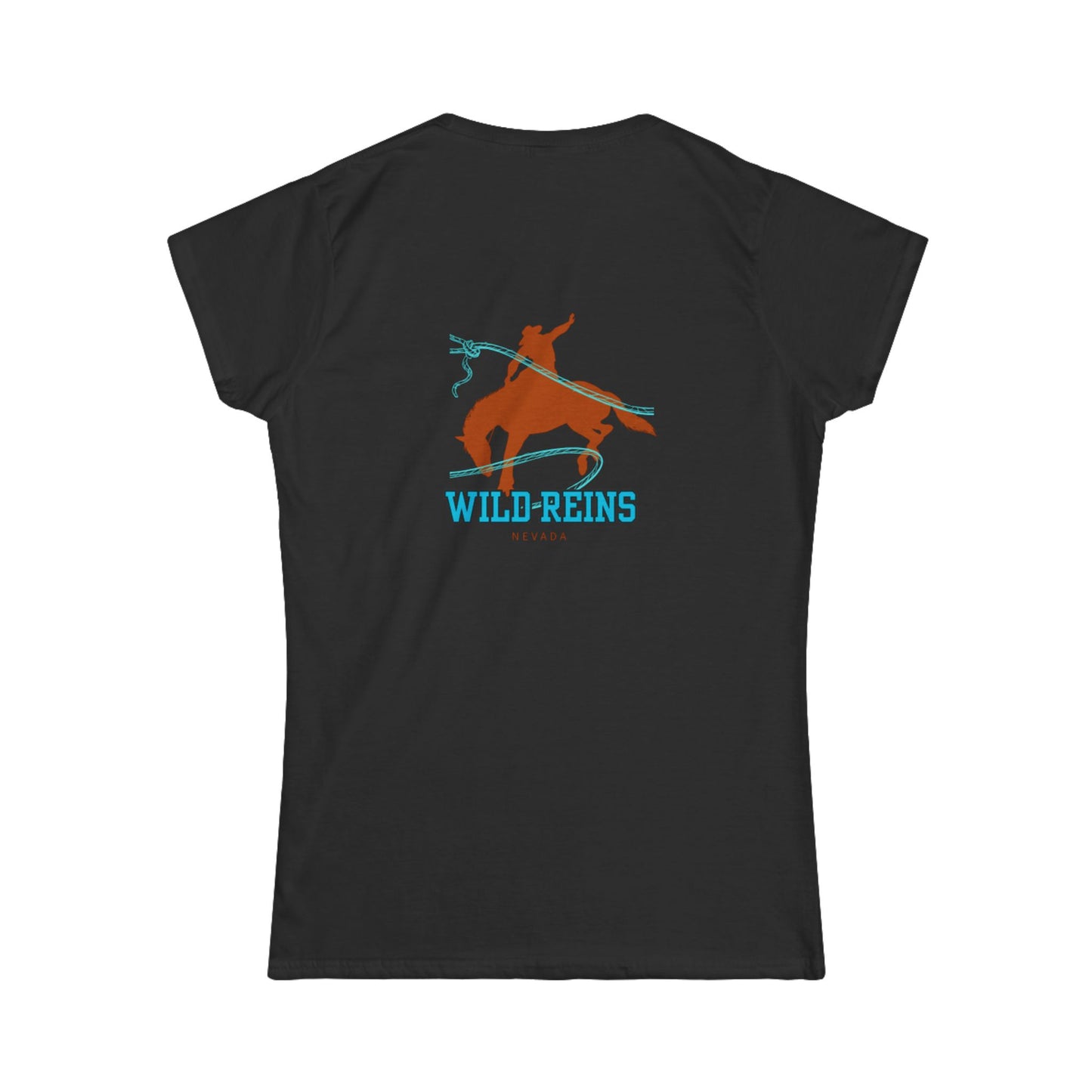 Wild Horses Women's Softstyle Tee - Boho Chic Apparel, Equestrian Gifts, Cute Country Style, Horse Lover's Tee, Summer Fashion
