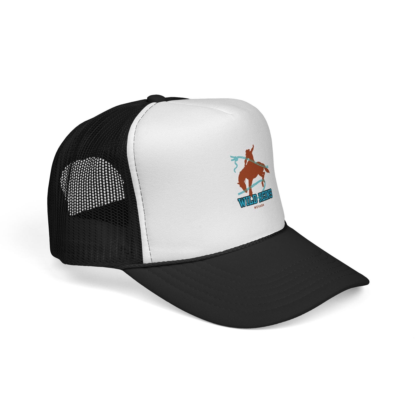 Wild West Trucker Cap - Fun Cowboy Hat for Outdoor Adventures, Summer BBQs, Western-Themed Parties, Gifts for Ranchers, Casual Style