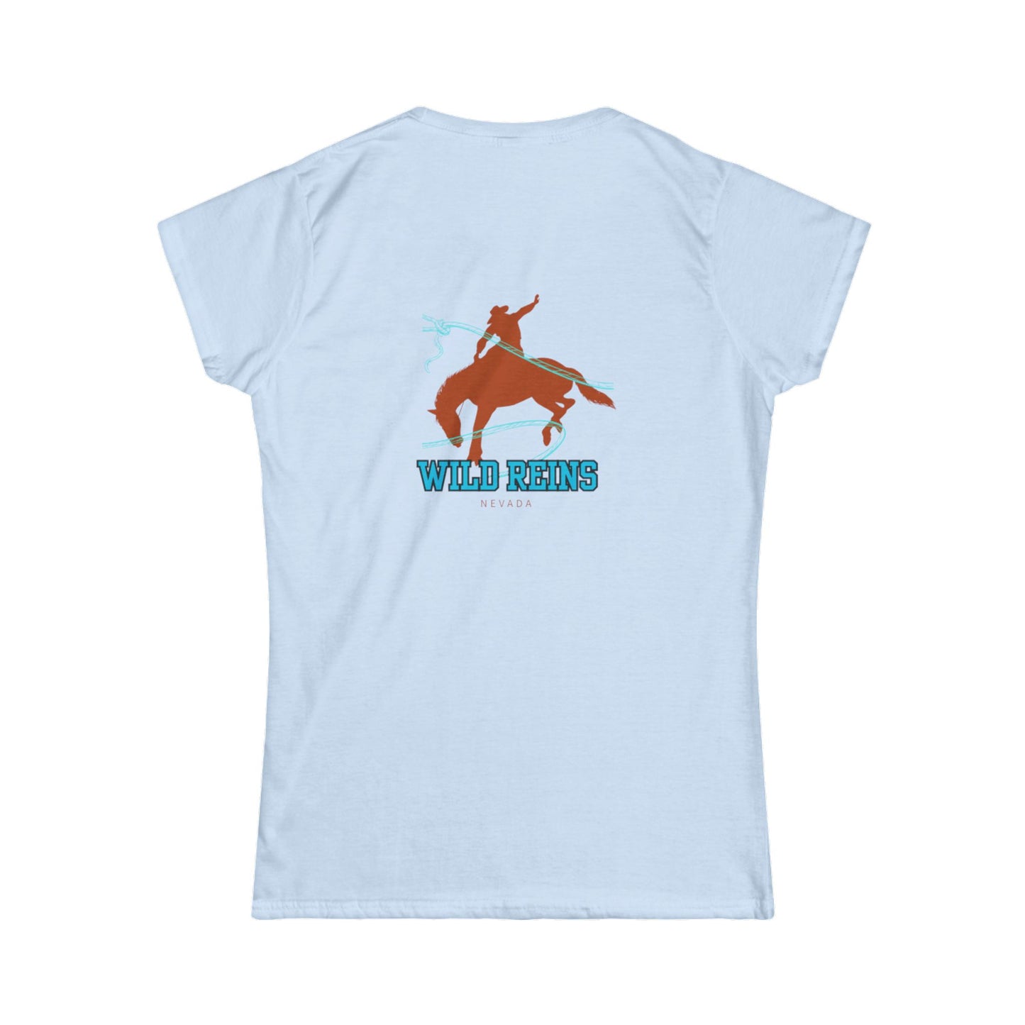 Wild Horses Women's Softstyle Tee - Boho Chic Apparel, Equestrian Gifts, Cute Country Style, Horse Lover's Tee, Summer Fashion