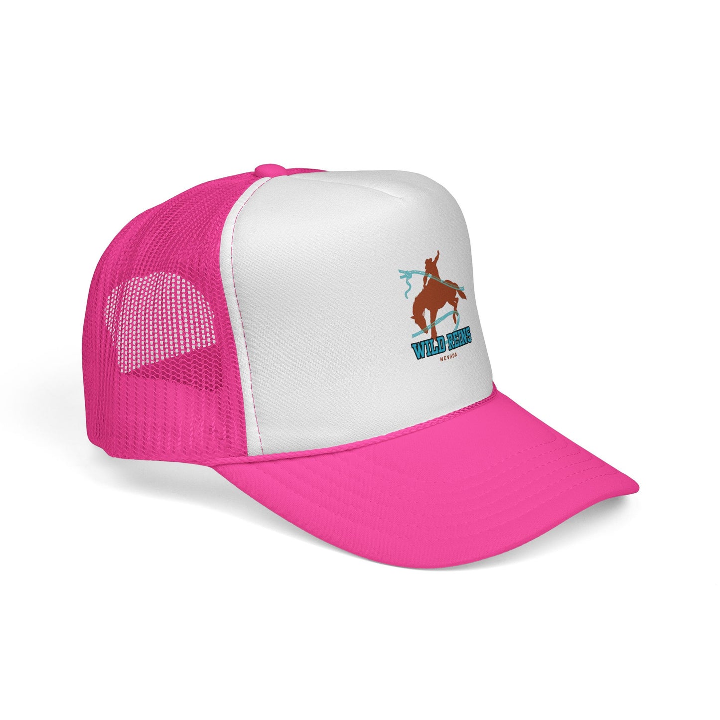 Wild West Trucker Cap - Fun Cowboy Hat for Outdoor Adventures, Summer BBQs, Western-Themed Parties, Gifts for Ranchers, Casual Style