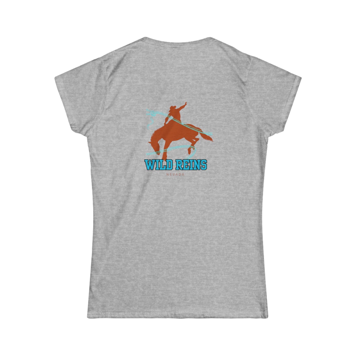 Wild Horses Women's Softstyle Tee - Boho Chic Apparel, Equestrian Gifts, Cute Country Style, Horse Lover's Tee, Summer Fashion