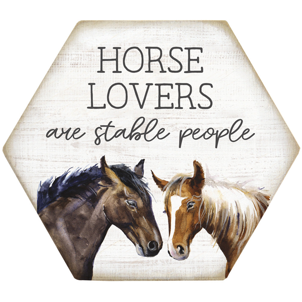 Horse Lovers are Stable People Magnetic Coaster